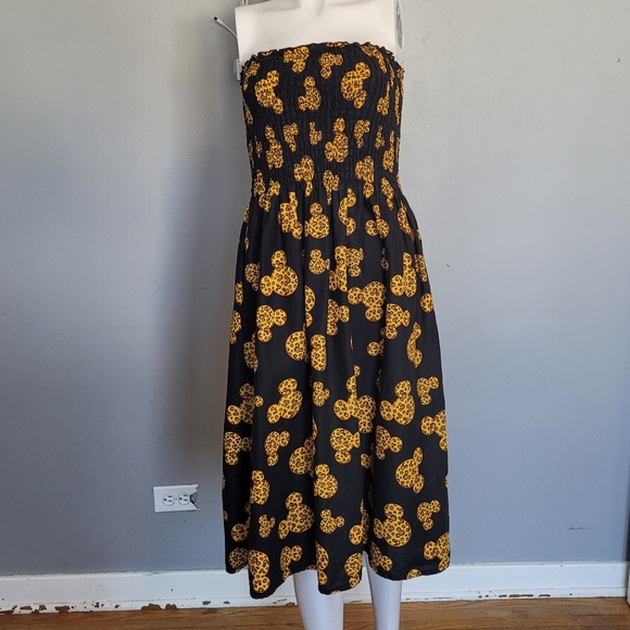 Disney Parks Exclusive Leopard Mickey Tube Dress, VGUC, Size S - Picture 5 of 7